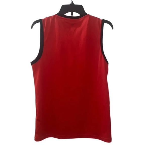 NBA Chicago Bulls Basketball Tank Top Sleeveless Red & White Boys XL 18-20 - Picture 2 of 7